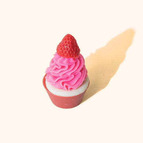 The Sass Bar Fraises Mini-Cupcake Soap